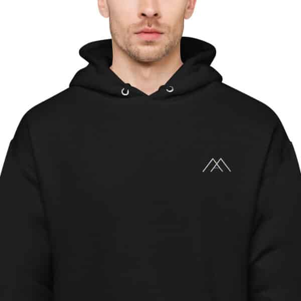unisex fleece hoodie black zoomed in 61b688a13cbb4