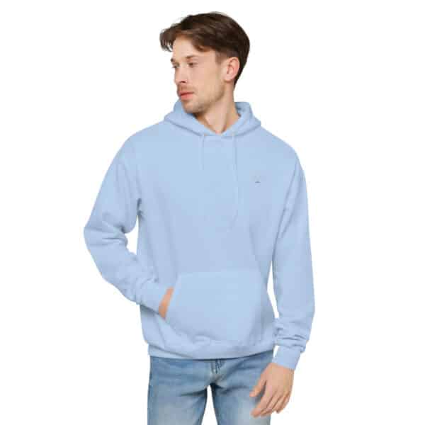 unisex fleece hoodie light blue front 2 61b688a1432fe